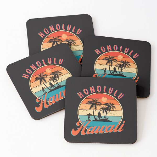 Item preview, Paradise Island Sunset Honolulu Hawaii  designed and sold by gedkeaw.