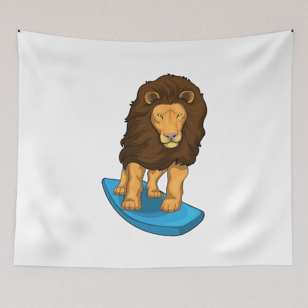 Item preview, Lion Surfer Surfboard designed and sold by Snabdesign84.