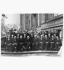 1927 Solvay Conference on Quantum Mechanics Poster