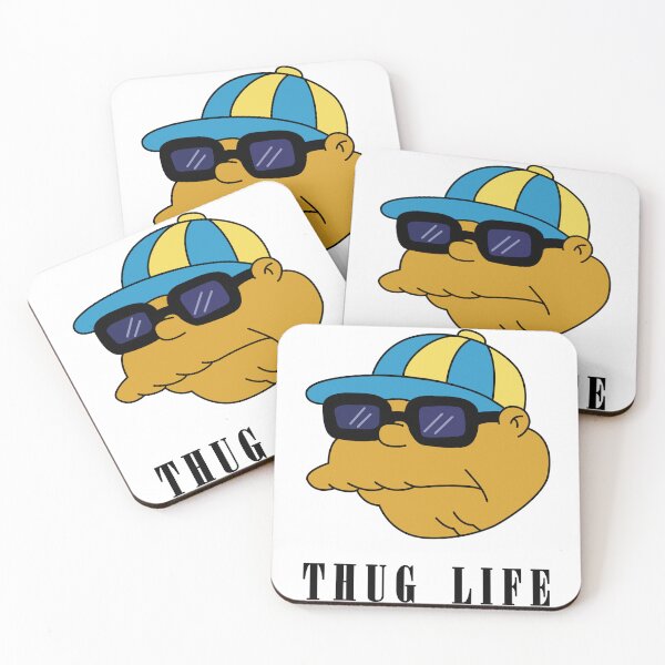 Item preview, Hans Moleman: Thug Life designed and sold by cubiclecoma.