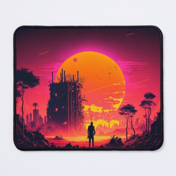 Item preview, Retrowave Landscape designed and sold by Nightarcade.