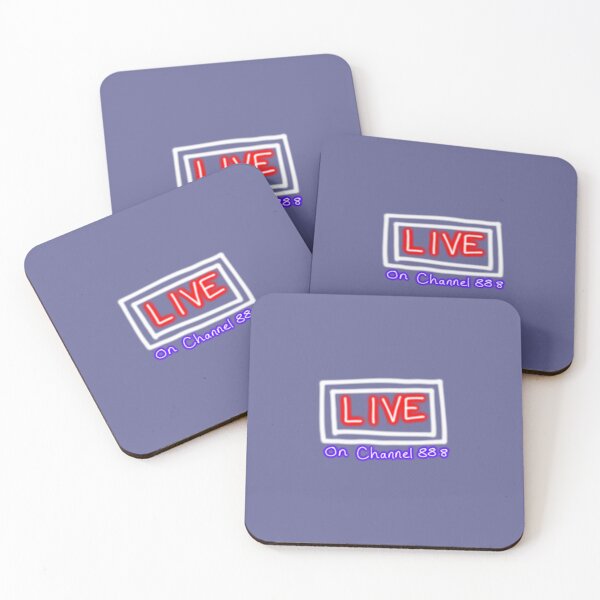 Item preview, LIVE on Channel 88.8 - Purple designed and sold by Boxer-n-co.