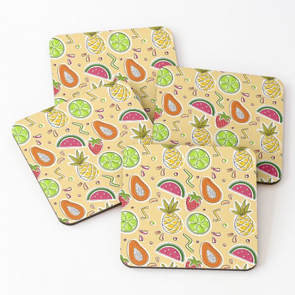 Item preview, Tropical Fruits Fun Pattern designed and sold by serafineaandd.