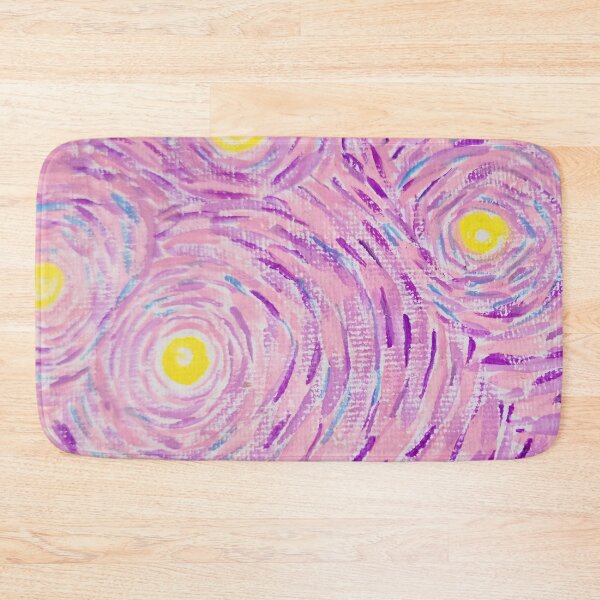 Item preview, Van Gogh inspired impressionist twilight sky in pink and purple  designed and sold by JewelsNova.