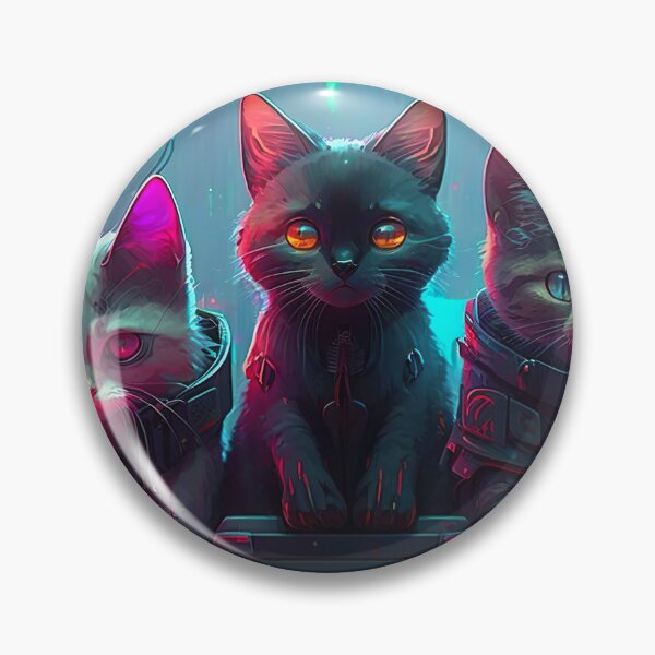 Artikelvorschau, Cyber Cats: Traurige Gefangene entworfen und verkauft von wingedramiel.