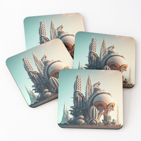 Item preview, Alien Cityscape 01 designed and sold by wroznak.