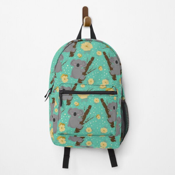 Item preview, Cute Koalas With Yellow Flowers And Mint Background designed and sold by serafineaandd.