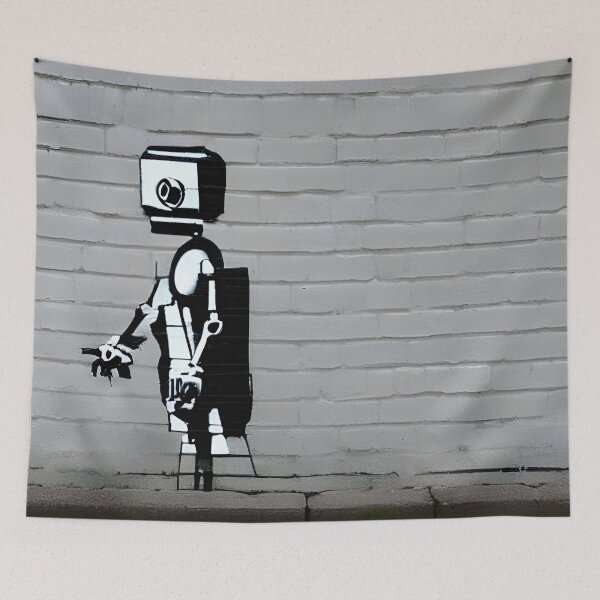 Item preview, Robot in the style of famous art. designed and sold by CRAFTER-MEDIA.