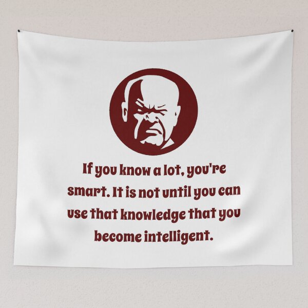 Item preview, If You Know A Lot - Wisdom designed and sold by CrankyOldDude.