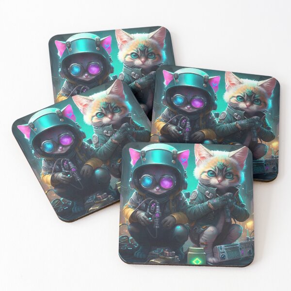 Item preview, Cyber Cats: DJ Snipes designed and sold by wingedramiel.