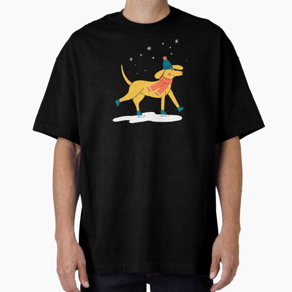 Item preview, Dog Ice Skating During Winter designed and sold by deerydeer.