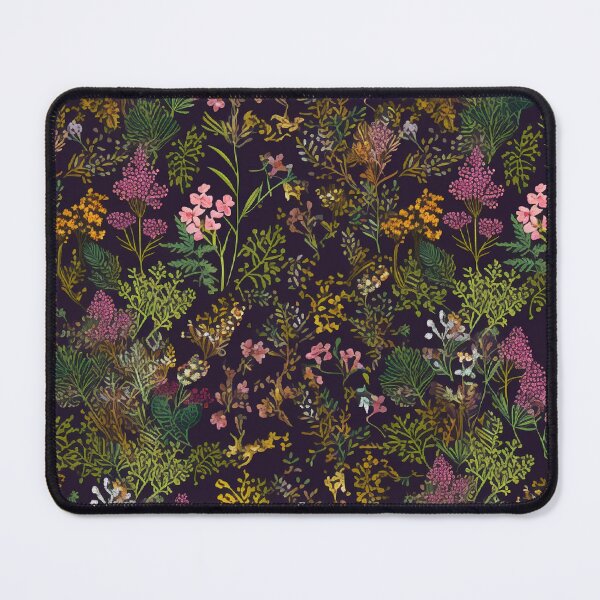 Item preview, cute wild flowers pattern, flowers and leaves pattern, cut leaves pattern, cute flowers pattern designed and sold by deniro1.