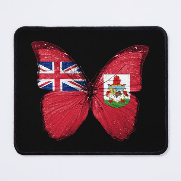 Item preview, Bermuda Flag Butterfly - Gift For Bermudian With Roots From Bermuda - Made in Bermuda designed and sold by Fun-World.