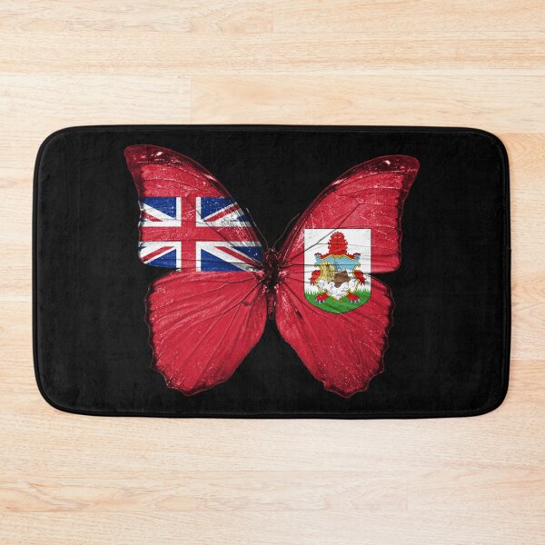 Item preview, Bermuda Flag Butterfly - Gift For Bermudian With Roots From Bermuda - Made in Bermuda designed and sold by Fun-World.
