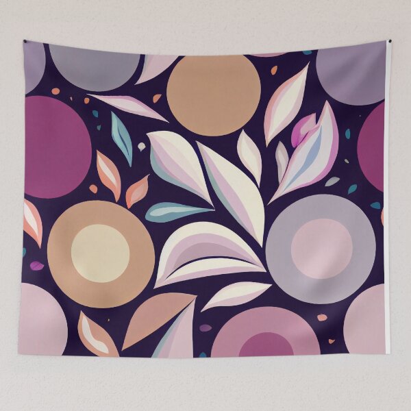 Item preview, Modern minimalistic geometric pattern designed and sold by knuppify.
