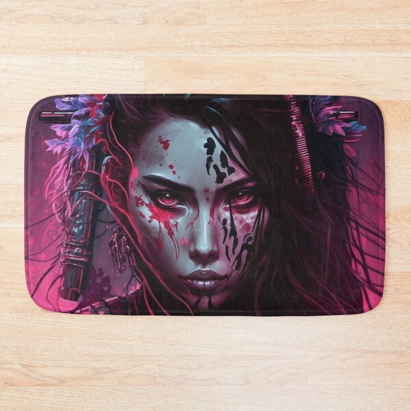 Item preview, Female Cyberpunk Samurai designed and sold by Nightarcade.