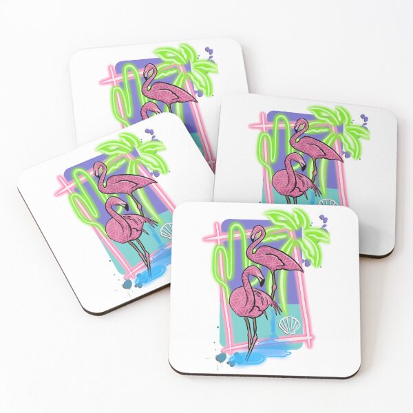Item preview, Pink flamingo paradise designed and sold by OzmaKat.