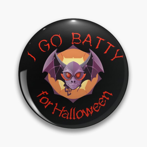 Item preview,  I Go Batty For Halloween Scary Devil Bat T Shirt Design designed and sold by RarefiedAir.