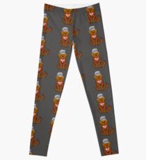 Newfoundland dog in hat Leggings