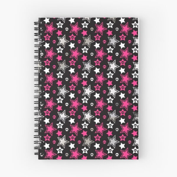 Item preview, black and pink emo/scene stars designed and sold by sickmaid.