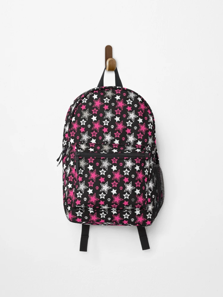 Black backpacks shops from pink