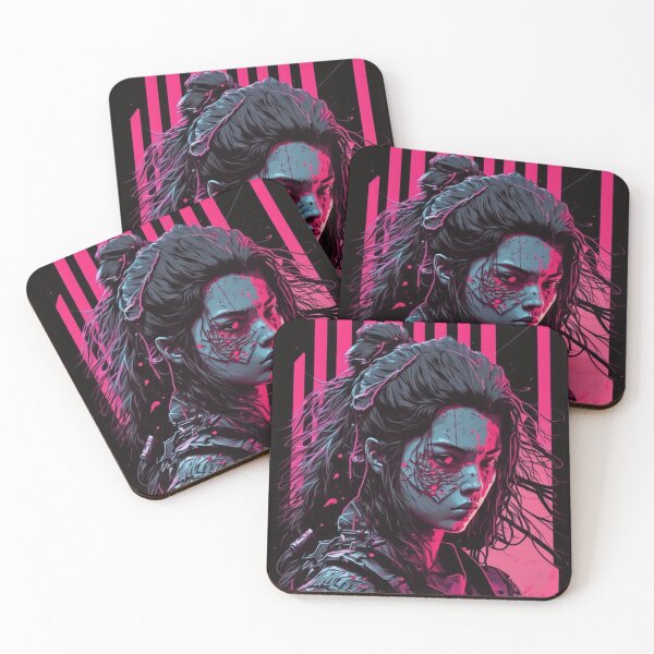 Item preview, Female Cyberpunk Samurai designed and sold by Nightarcade.