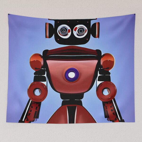 Item preview, Robot in the style of famous art. designed and sold by CRAFTER-MEDIA.
