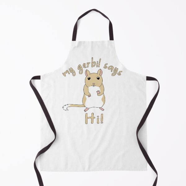 Item preview, Cute golden gerbil says hi designed and sold by Becky-Marie.