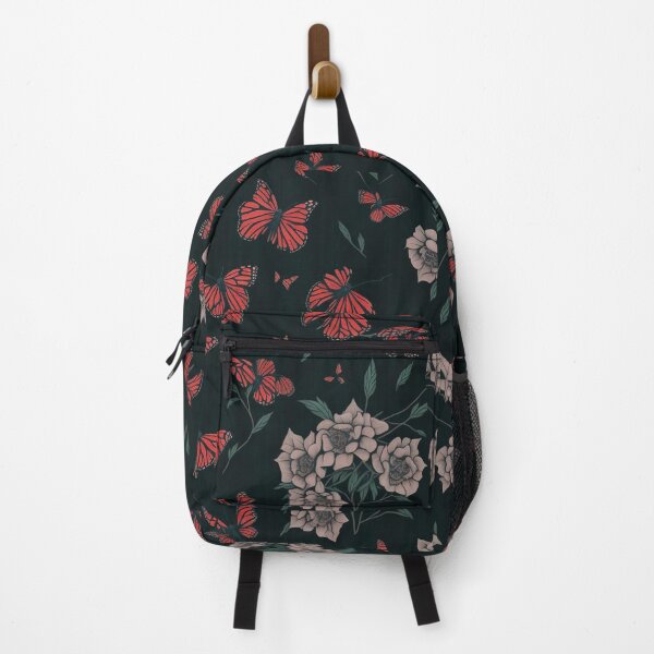 Item preview, Monarch butterflies with flower pattern design designed and sold by Jafues-Design.