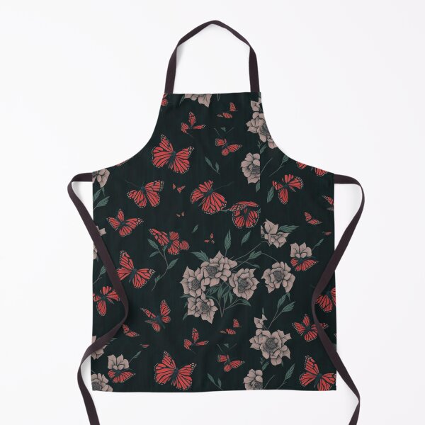 Item preview, Monarch butterflies with flower pattern design designed and sold by Jafues-Design.