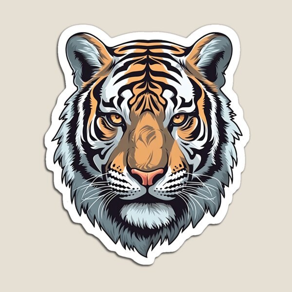 Aperçu de l'œuvre Tigre Réaliste créée et vendue par CooperDDesigns.