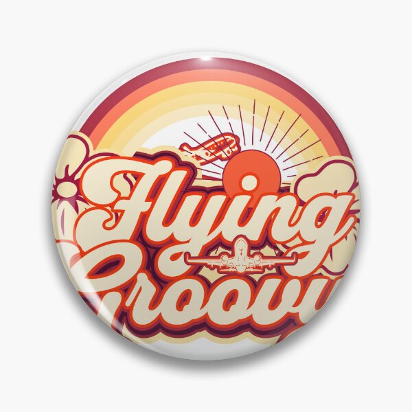 Item preview, flying groovy design for pilots, flight attendants, stewardess and enthusiasts designed and sold by AviationArtists.