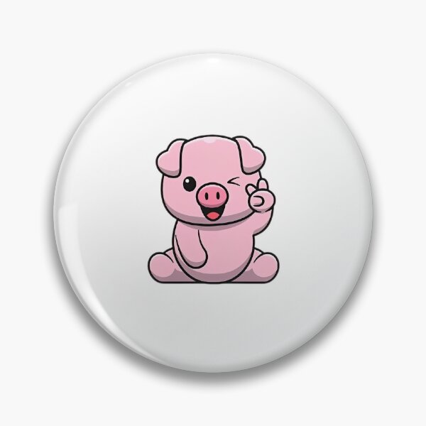 Item preview, Fun pig sticker designed and sold by Stickers N More.