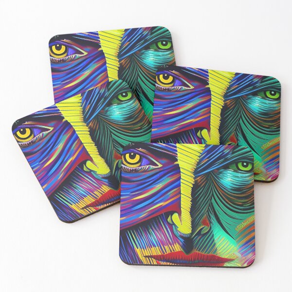 Item preview, Fantasy abstract portrait designed and sold by rolffimages.