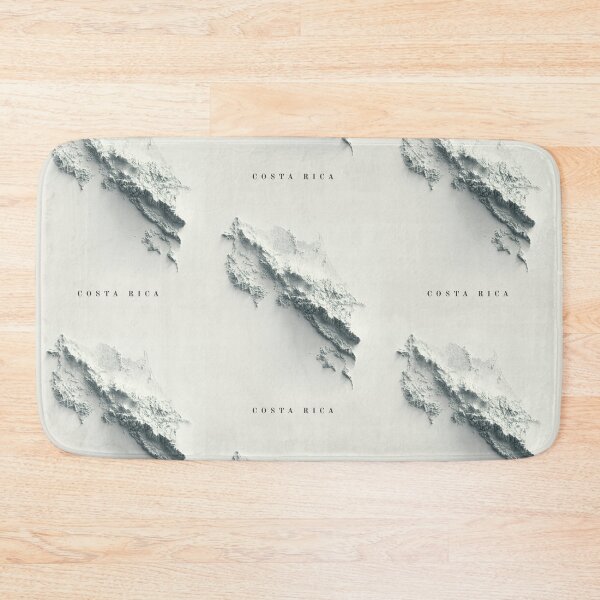 Item preview, Costa Rica Shaded Relief Map 3D digitally-rendered designed and sold by ThinkAboutMaps.