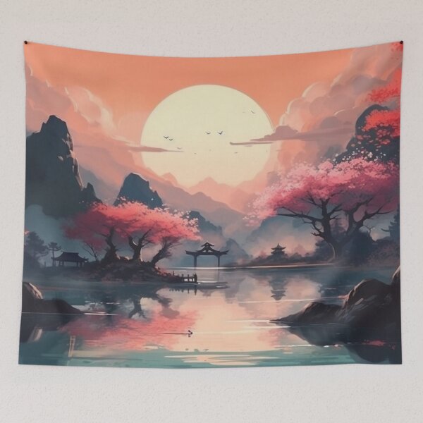 Item preview, Japanese Art Landscape designed and sold by letsgetinspired.