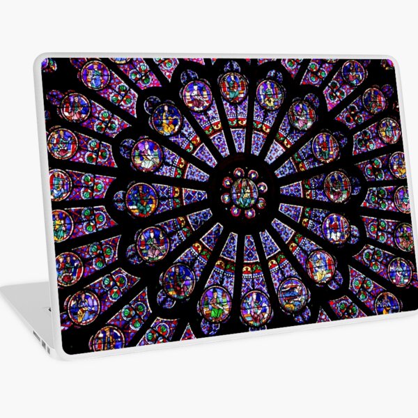 Notre Dame Rose Window Laptop Skin