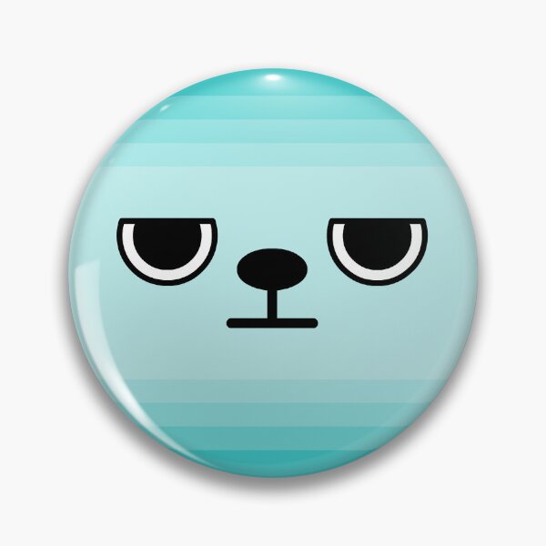 Item preview, Funny face 3 (cyan) designed and sold by SugarLars.