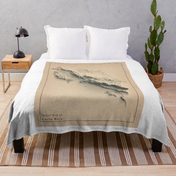 Item preview, Costa Rica Shaded Relief Map 3D digitally-rendered designed and sold by ThinkAboutMaps.