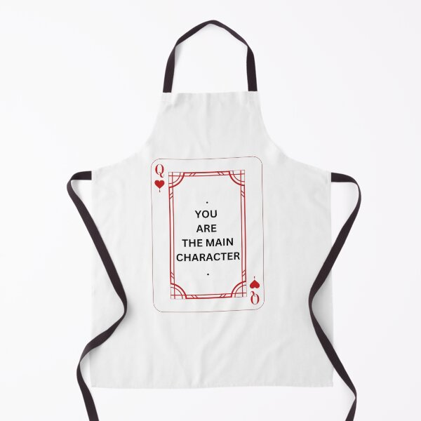Item preview, You are the main character queen playing card designed and sold by chrysarts.