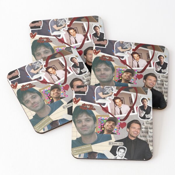 Item preview, sebastian stan photo collage  designed and sold by heavyduck.