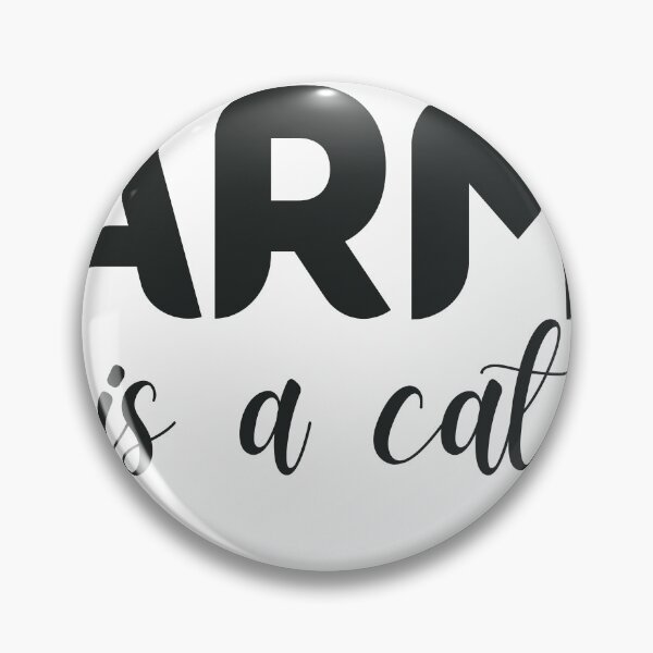 Artikelvorschau, Karma ist eine Katze (schwarzer Text) entworfen und verkauft von PaperViewStore.
