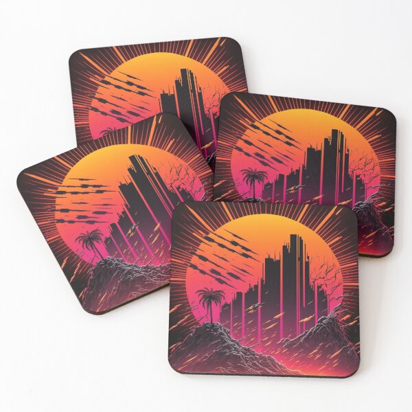 Item preview, 80s Retrowave City designed and sold by Nightarcade.