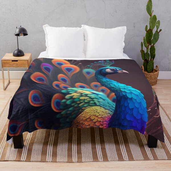 Item preview, colourful Peacock design designed and sold by zoldi.