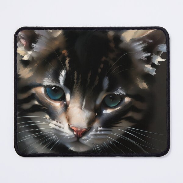 Item preview, Feline Companionship: A friendly kitty oil painting designed and sold by KH-GardenEden.