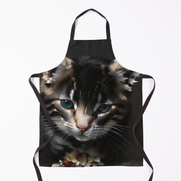 Item preview, Feline Companionship: A friendly kitty oil painting designed and sold by KH-GardenEden.