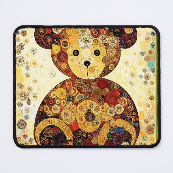 Item preview, Klimt Teddy bear - A Teddy bear as painted by Klimt great for kids and babies of parents who love art. designed and sold by CristalleLisa.