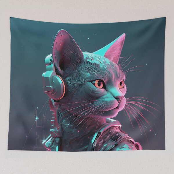 Item preview, DJ Cat designed and sold by Graphoteka.