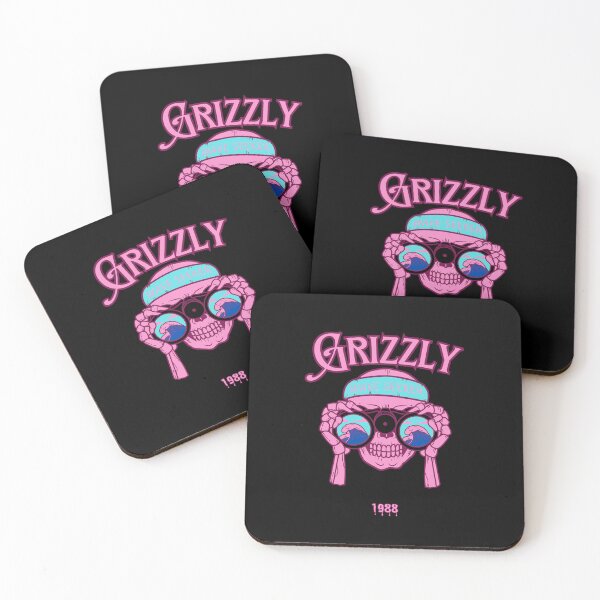 Item preview, Grizzly Wave Seeker Skull designed and sold by Grizzlytees.