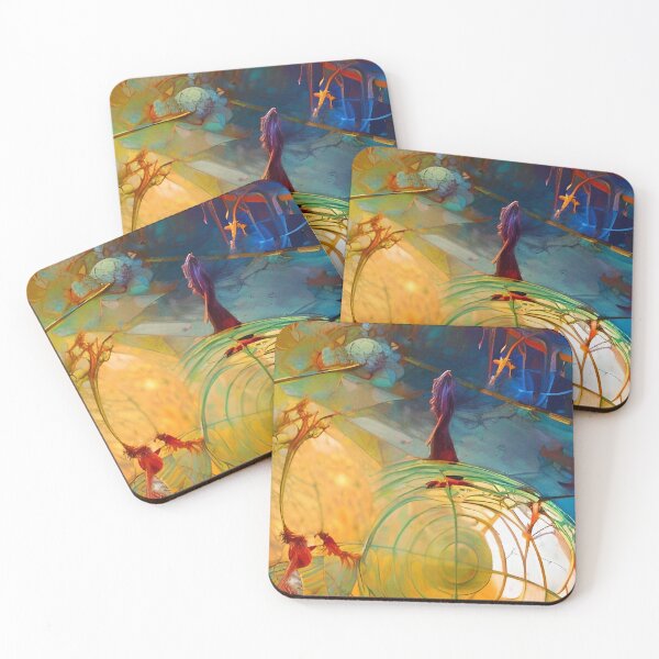 Item preview, Vivid abstract with wierd forms designed and sold by rolffimages.